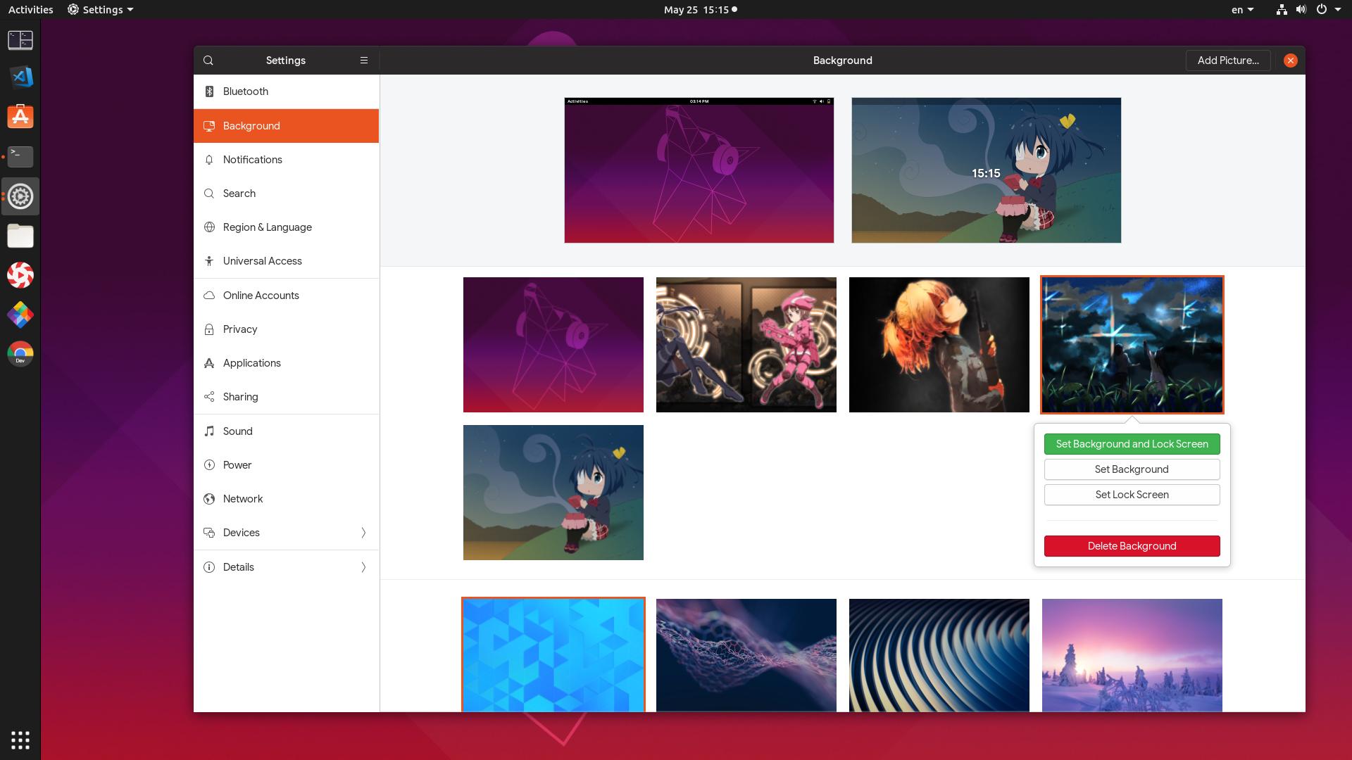Gnome 3 34 Revamps The Wallpaper Picker And Fixes A Longstanding Issue Too Omg Ubuntu