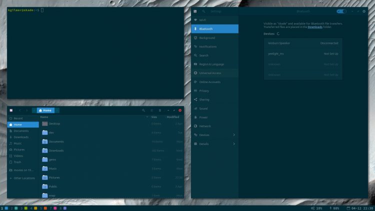 regolith desktop screenshot
