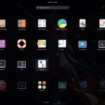 gnome shell application overview screen
