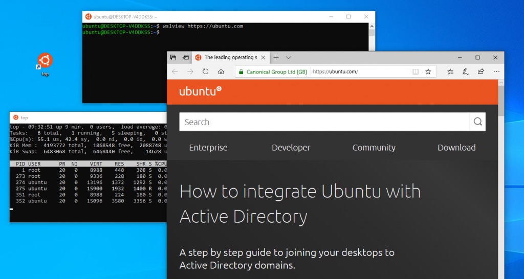 Ubuntu-WSL-screenshot by Balint Reczey