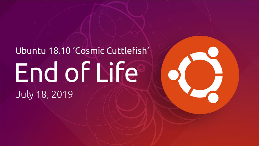 Ubuntu 18.10 end of life