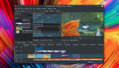 Kdenlive video editor screenshot