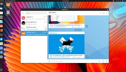 Telegram desktop app