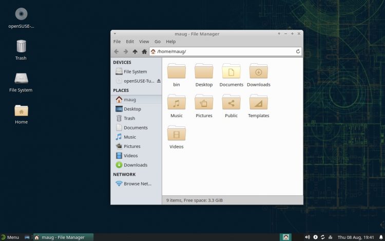 Xfce 4.14 desktop screenshot