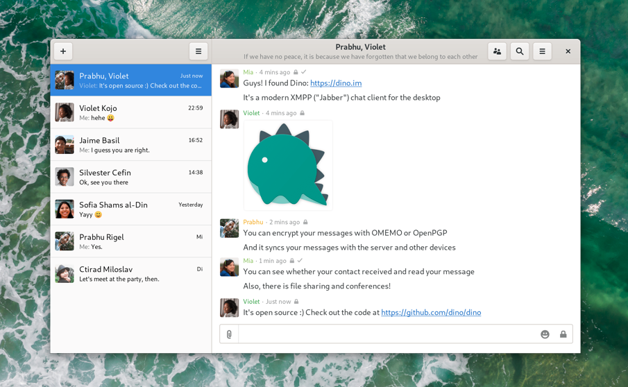 Dino is a Dreamy New XMPP Client for Linux Desktops