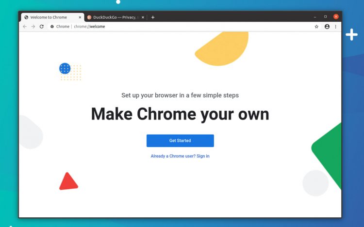 Screenshot of the Google Chrome web browser on Ubuntu