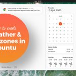 Enable weather gnome shell