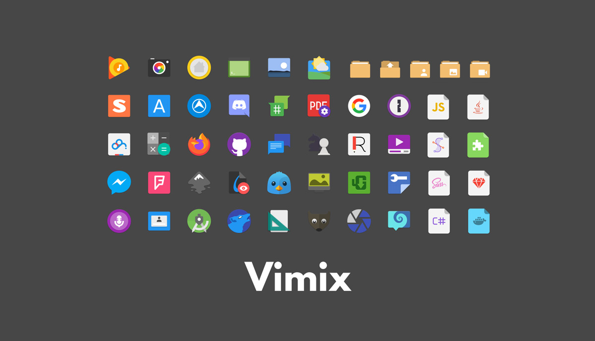 Tema de icoane Vimix