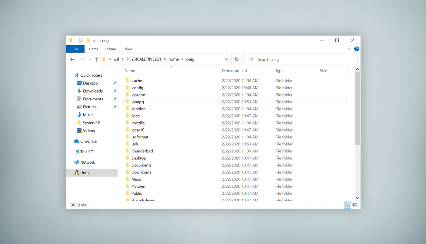 Browse a Linux EX4 file system in Windows explorer