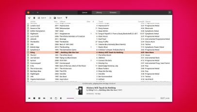 Ymuse is a GTK MPD Client for Ubuntu and Linux Mint
