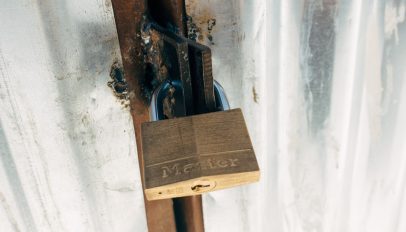 photo of a locked door unsplash