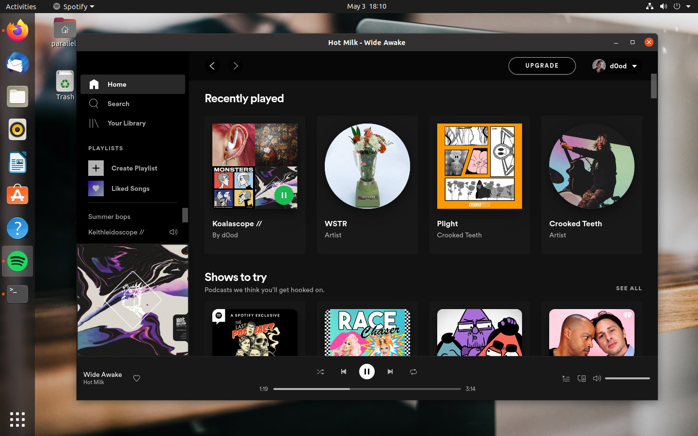 Spotify в Ubuntu 20.04 LTS
