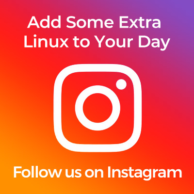 add some extra linux to your day follow us on Instagram graphic
