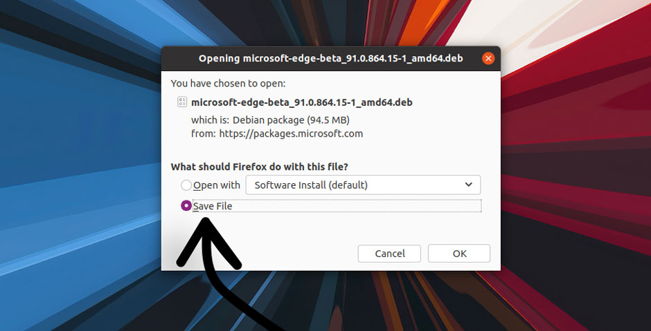 инсталирайте edge на ubuntu: стъпка втора