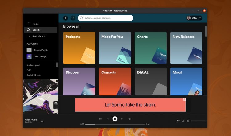 Spotify's 2021 redesign: