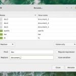 Linux Mint 20.2 features: bulk rename tool