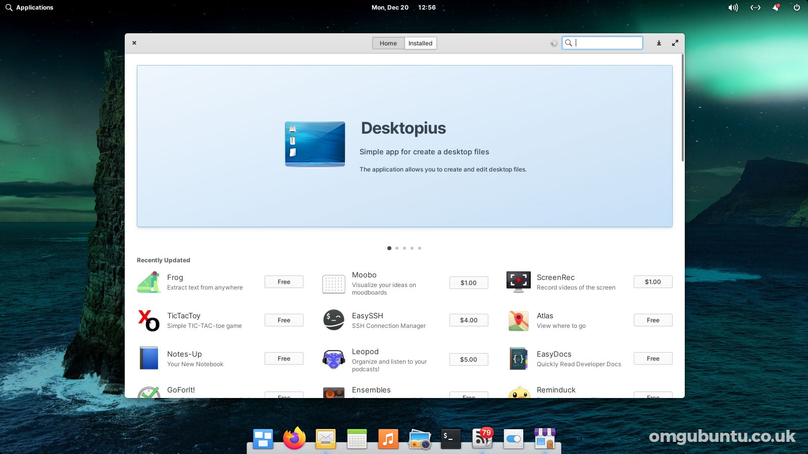 screenshot of elementary OS 6.1 app center