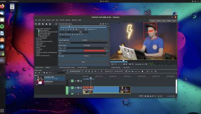 screenshot of kdenlive video editor