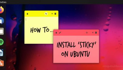 sticky notes app for ubuntu