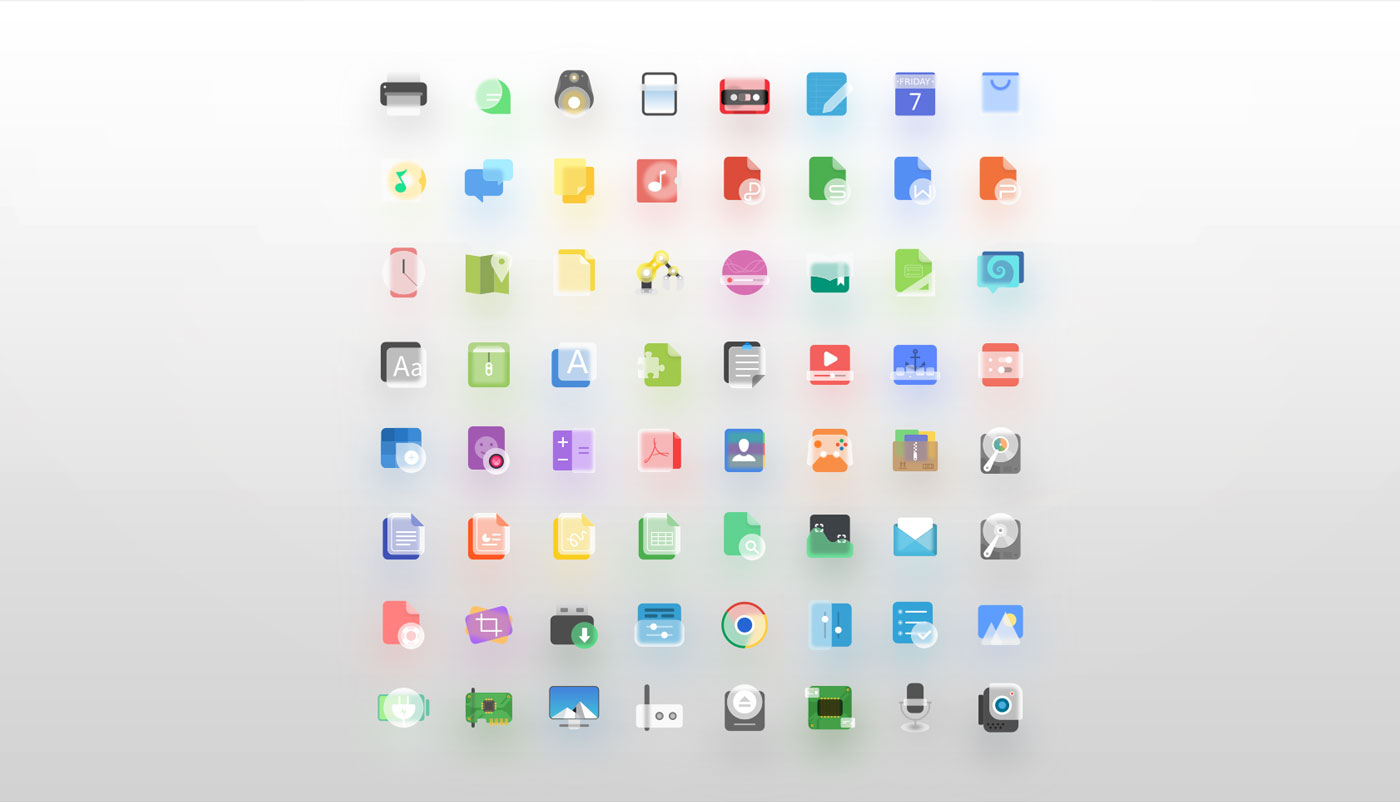 fluent icons for linux