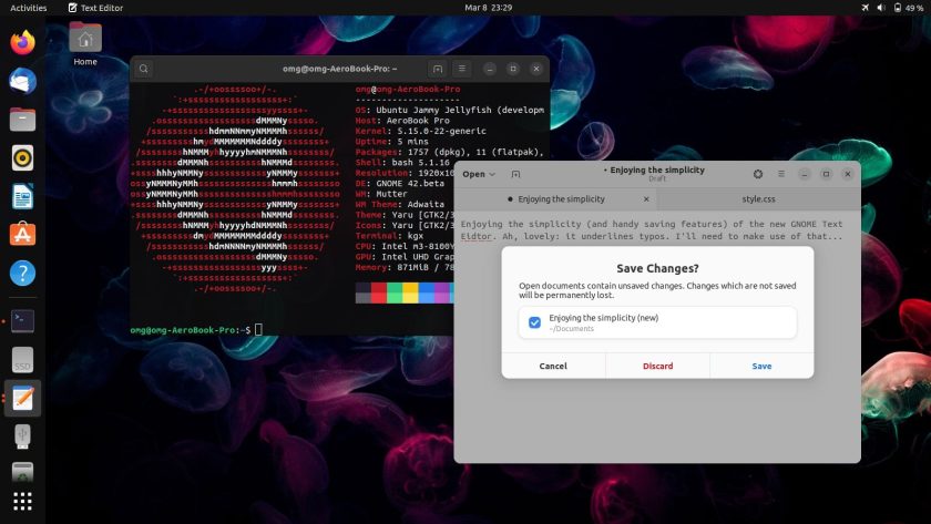 Try GNOME's New Terminal & Text Editor on Ubuntu 22.04 - OMG! Ubuntu