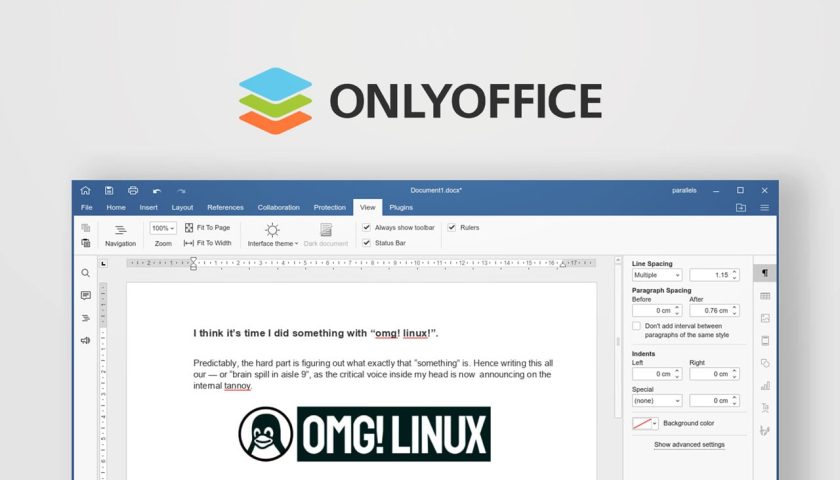 ONLYOFFICE 7.4.1.36 downloading