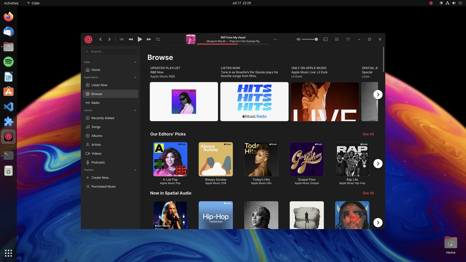 Cider' is an Open Source Apple Music Client for Linux - OMG! Ubuntu