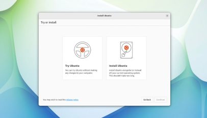 Ubuntu's Flutter-based installer