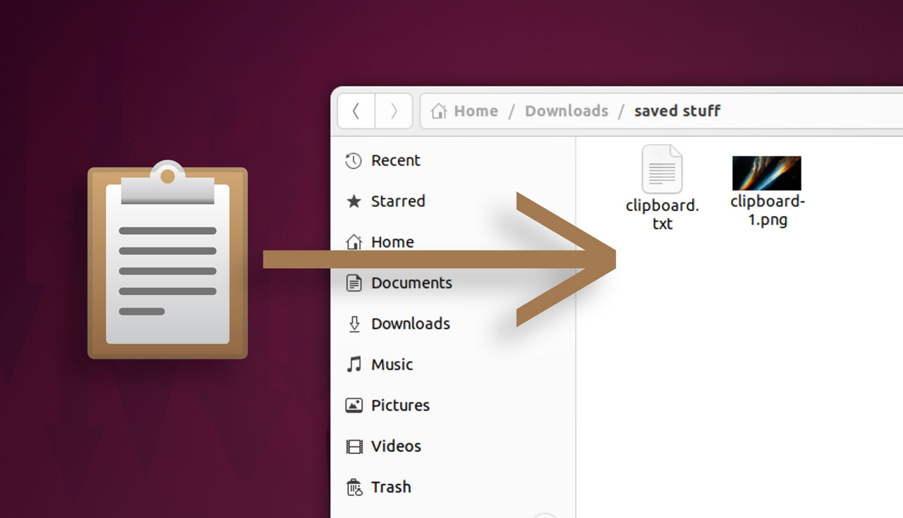 saving clipboard as text file