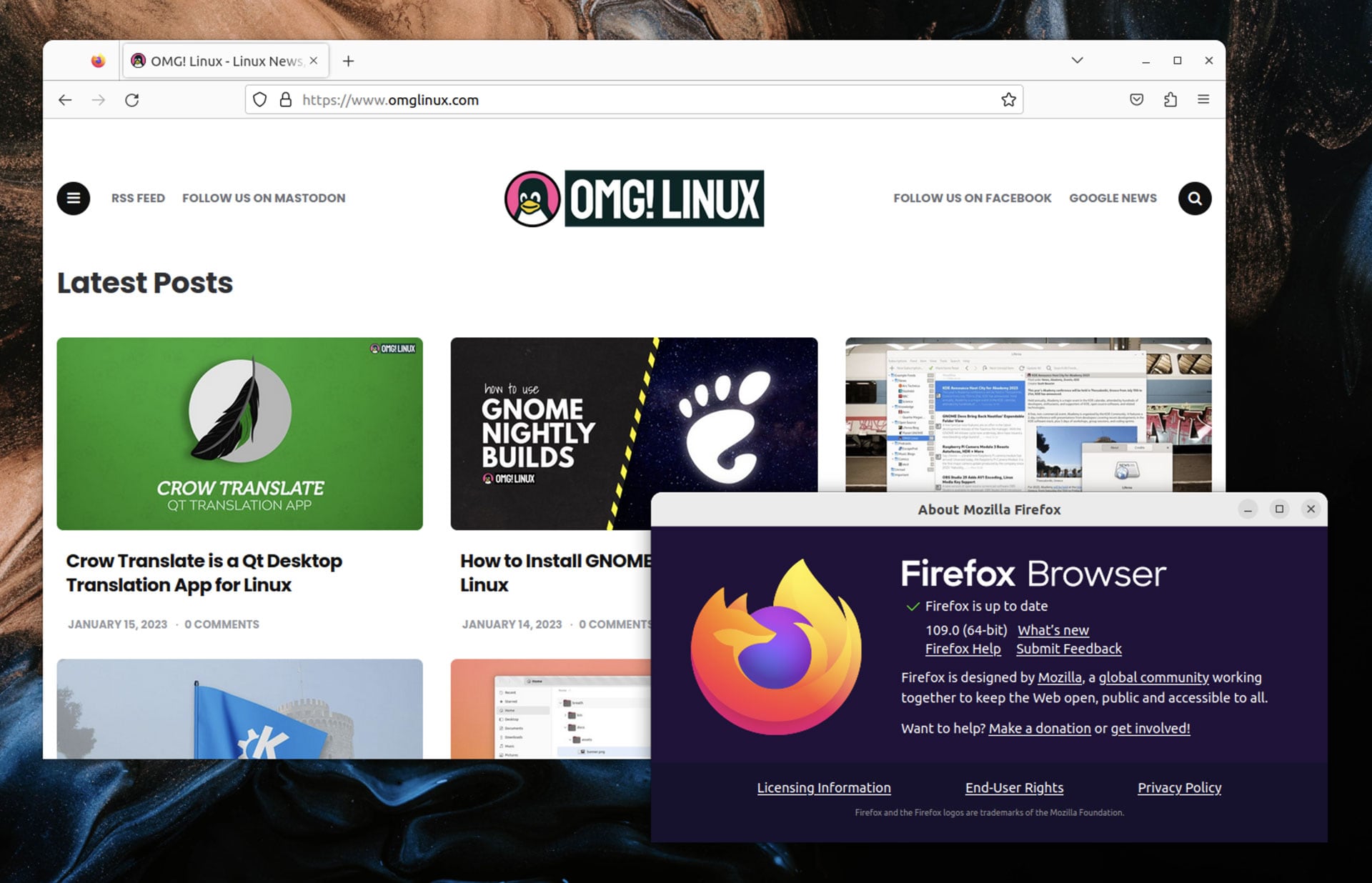 Firefox 109 Adds New Extensions Button, Manifest V3 Support - OMG! Ubuntu