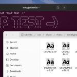 ubuntu font testing