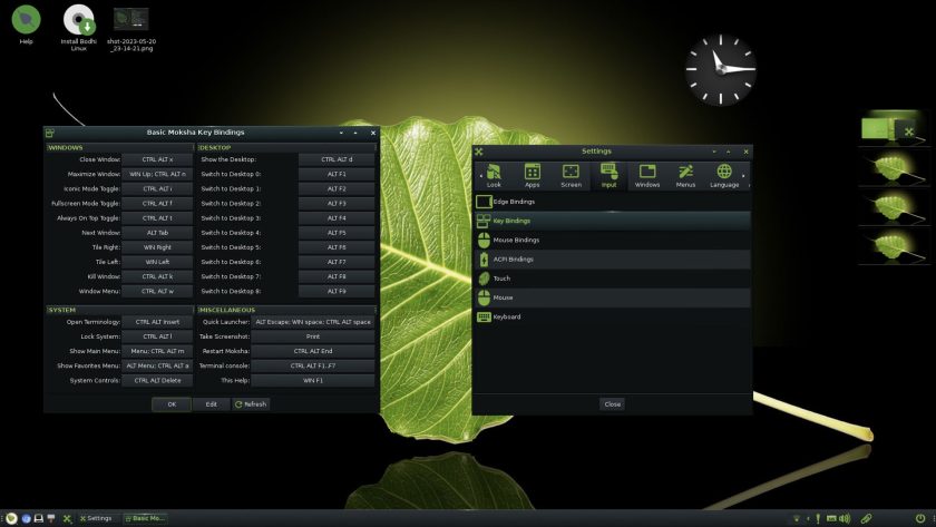 screenshot of Bodhi Linux 7.0 beta