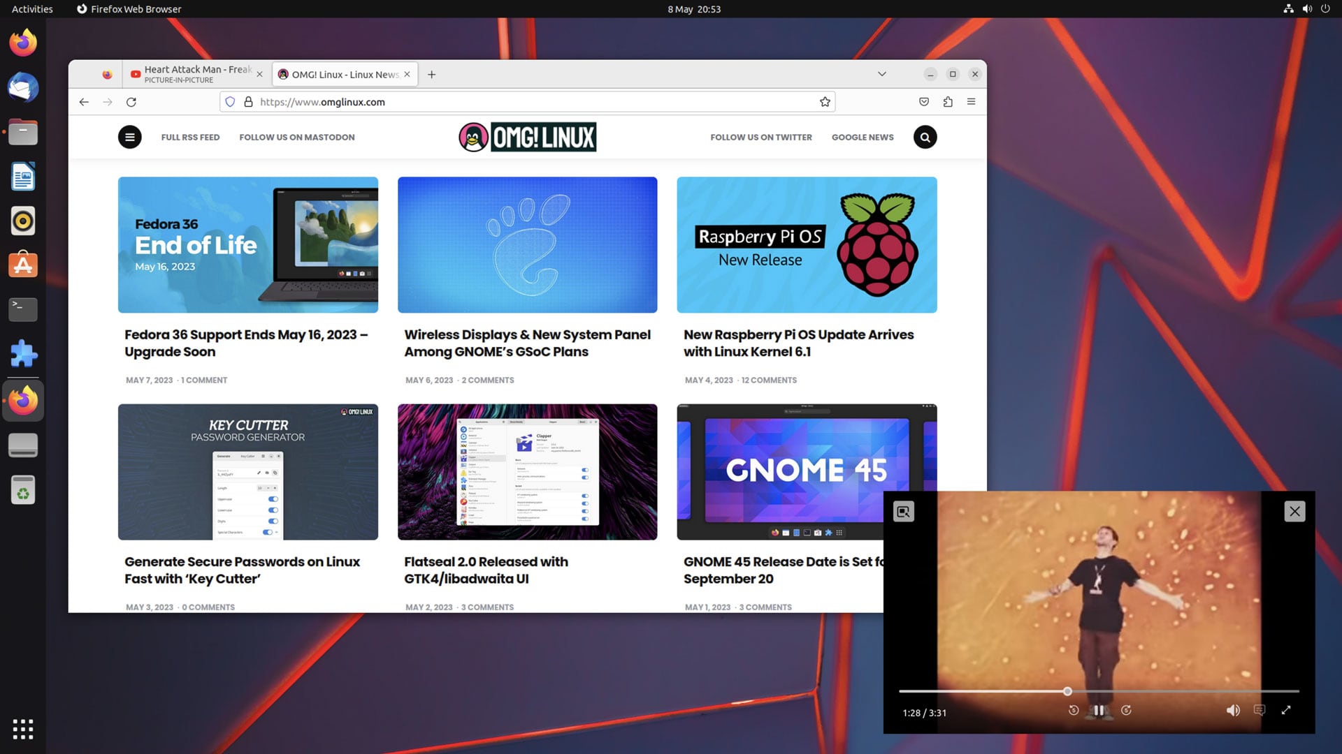 Firefox 113 Makes Picture-in-Picture Mode More Useful