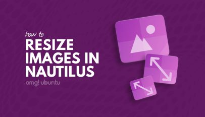 how to resize images in Nautilus on Ubuntu