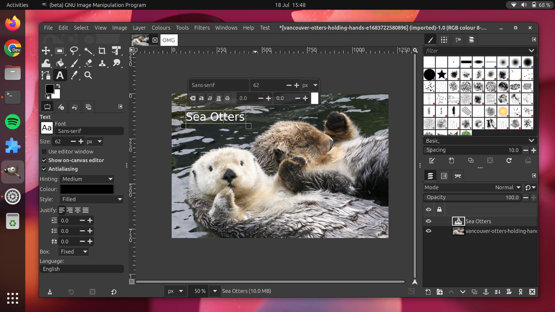 GIMP Dev Release Completes GTK3 Port, Adds Headerbar Option - OMG! Ubuntu