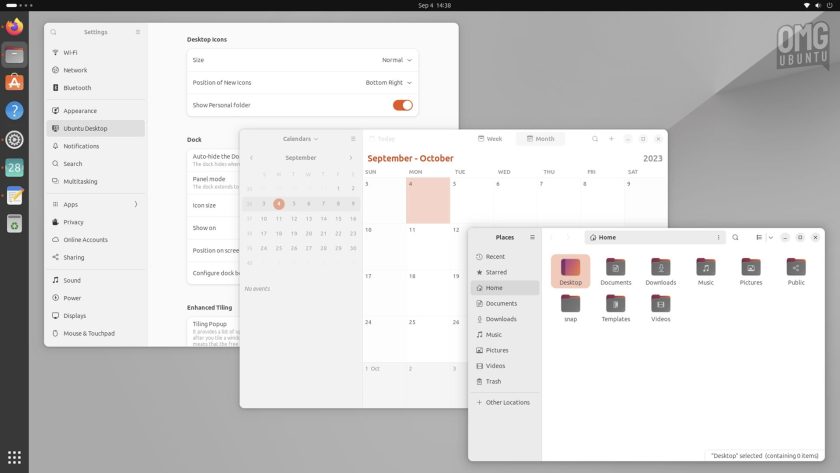GNOME 45 hasta lanzamientos diarios de Ubuntu 23.10