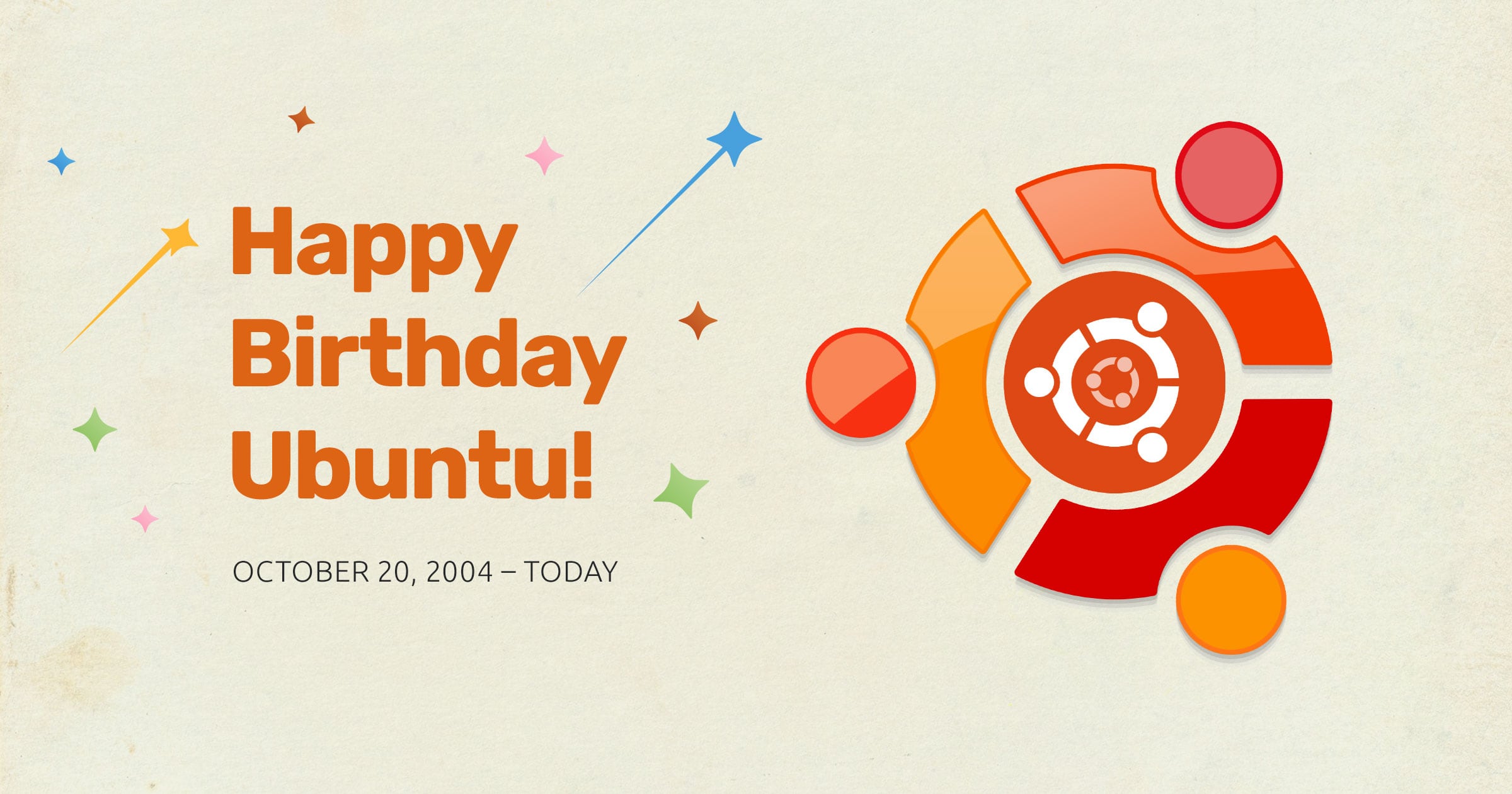 happy birthday ubuntu