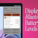 display bluetooth battery levels