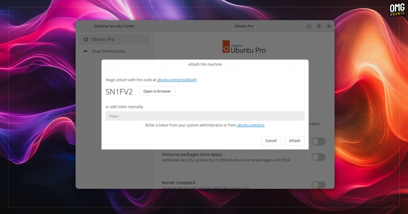 Attaching machines to an Ubuntu Pro subscription in the new Desktop Security Center