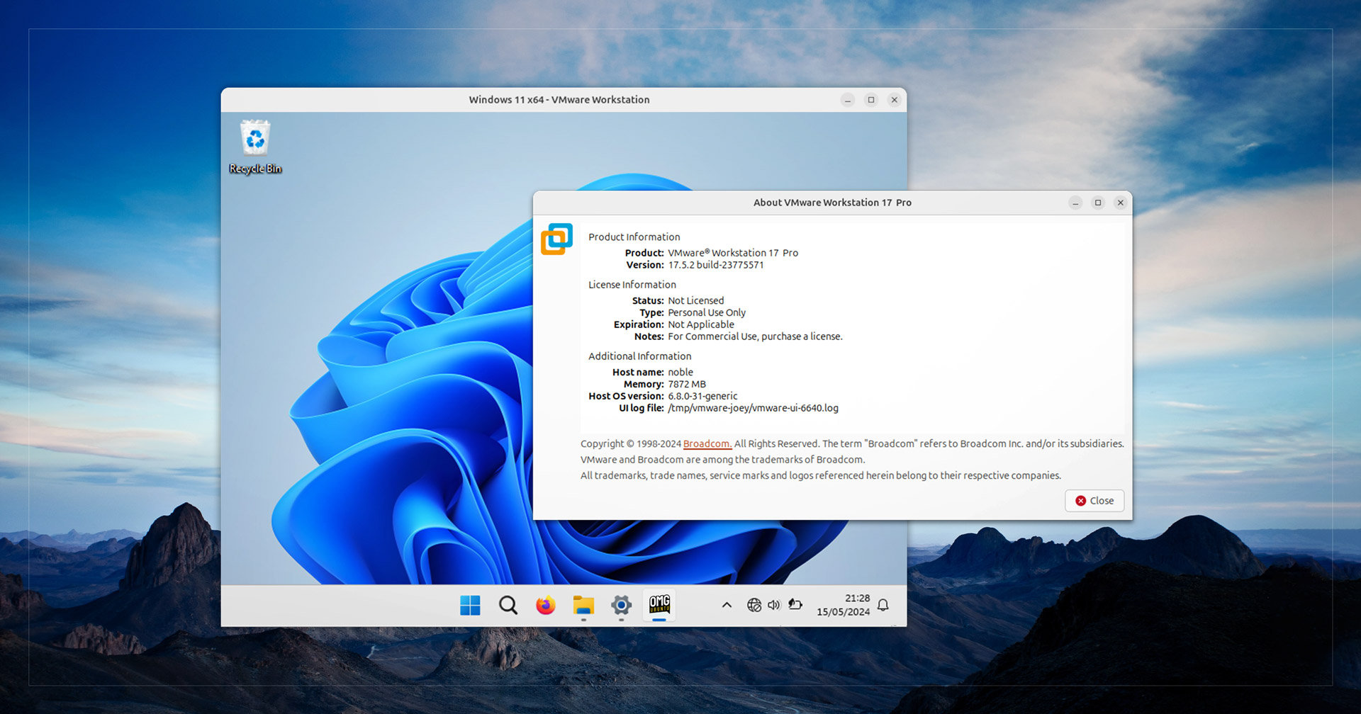 vmware workstation free download for linux 64 bit