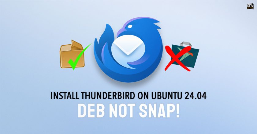 thunderbird deb not snap