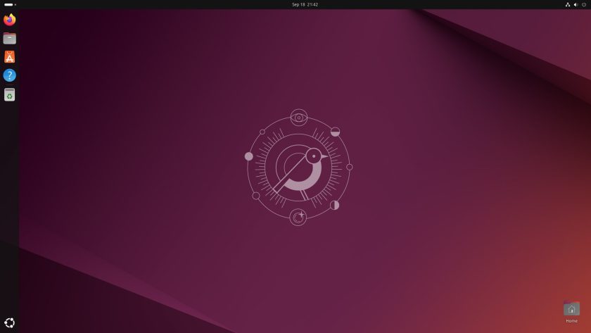 Ubuntu 24.10 desktop